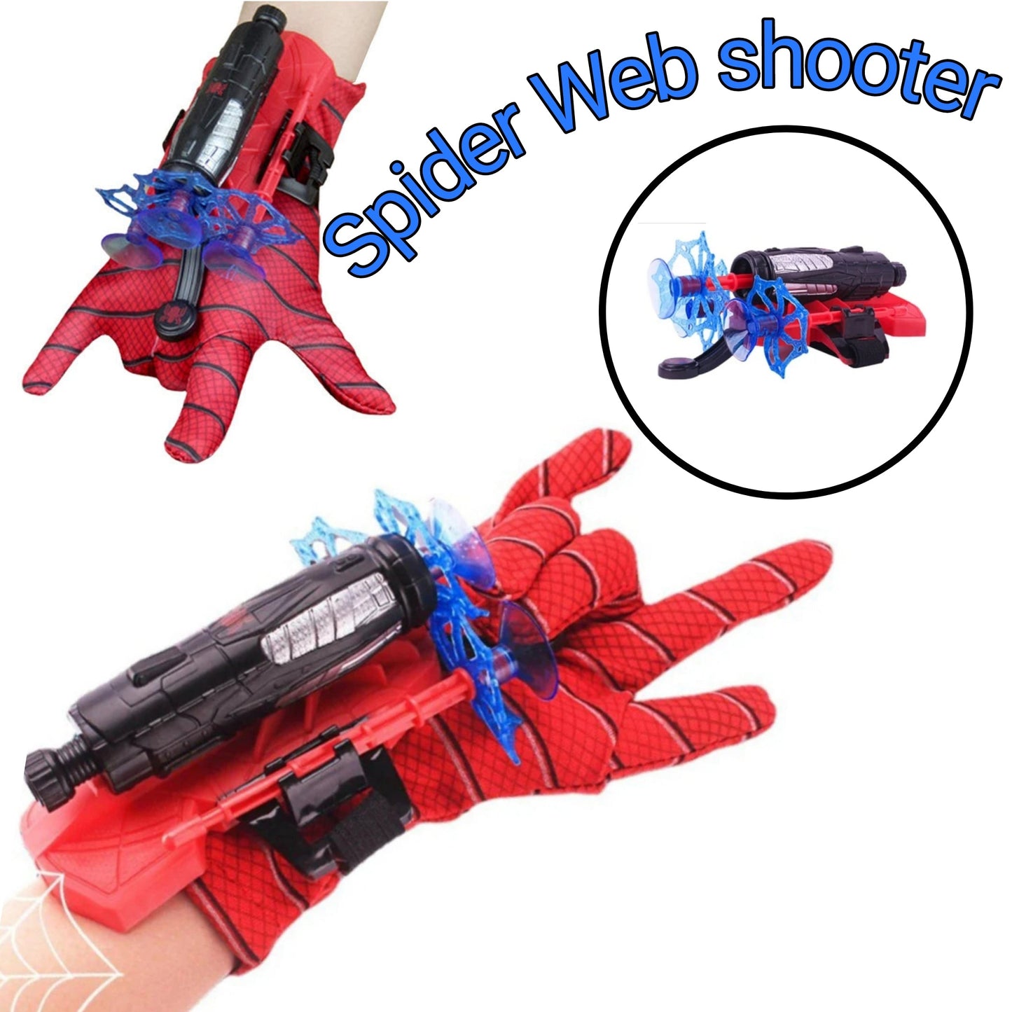 Spider-Man Kids Fire Toy with 2 Fires and Gloves