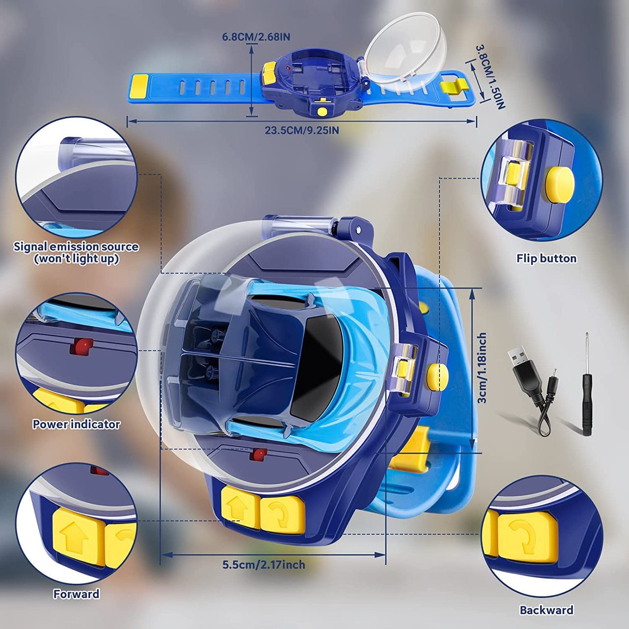 Mini Wrist Watch Remote Control Car