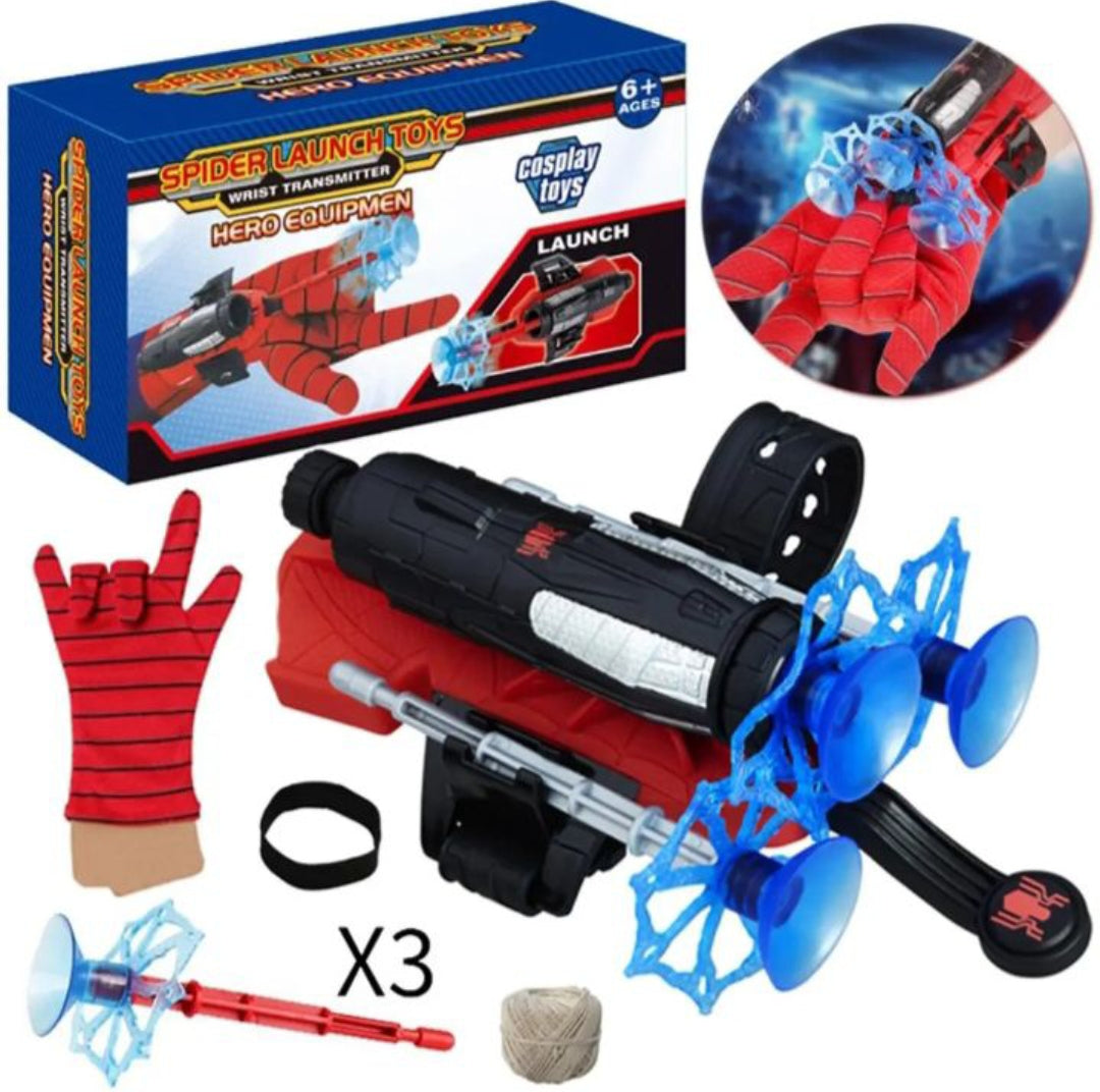 Spider-Man Kids Fire Toy with 2 Fires and Gloves